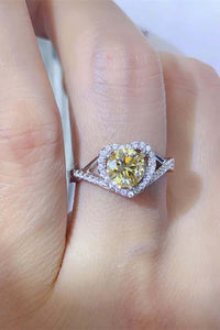 Load image into Gallery viewer, Moissanite Heart Ring 1 Carat | 925 Sterling Silver
