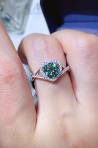 Load image into Gallery viewer, Moissanite Heart Ring 1 Carat | 925 Sterling Silver
