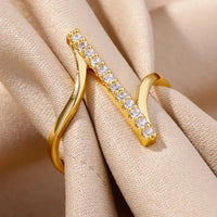 Load image into Gallery viewer, Zircon Geometric Rings for Her
