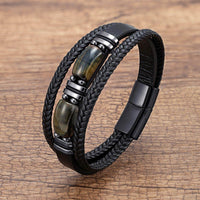 Load image into Gallery viewer, Multi-layer Stone Charm Bracelet
