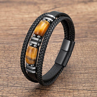 Load image into Gallery viewer, Multi-layer Stone Charm Bracelet
