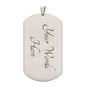 Personalized Dog Tag Necklace for Son | Meaningful Gift Idea