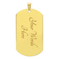 Personalized Dog Tag Necklace for Son | Meaningful Gift Idea