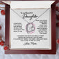 To My Daughter - Forever Love Necklace