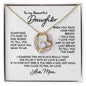 To My Daughter - Forever Love Necklace