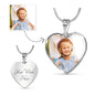 Personalize Heart Photo Necklace
