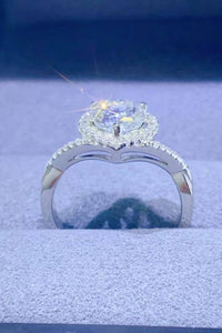 Load image into Gallery viewer, Moissanite Heart Ring 1 Carat | 925 Sterling Silver

