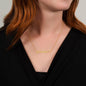 18K Gold Custom Heart Name Necklace For Her- PrittiJewelry