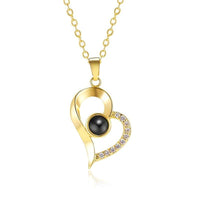 Load image into Gallery viewer, Personalized Heart Photo Projection Necklace
