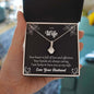 To My Wife - Alluring Beauty Necklace: A Gift That Will Make Her Smile - PrittiJewelry