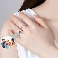 Load image into Gallery viewer, Customize Heart Photo Projection Ring
