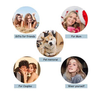 Load image into Gallery viewer, Customize Heart Photo Projection Ring
