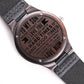 Engraved Wooden Watch for Son - Personalized Gift for Any Occasion - PrittiJewelry