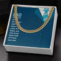 Dad Cuban Link Chain Necklace -