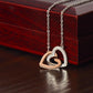 Heartfelt Connections: Timeless Interlocking Hearts Symbol (No MC) - PrittiJewelry