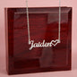 Custom Heart Name Necklace - PrittiJewelry
