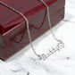 Personalized Paw Print Name Necklace - PrittiJewelry